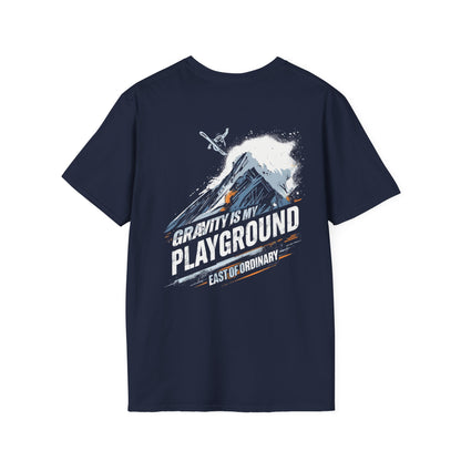 Gravity is my Playground - Snow Tee