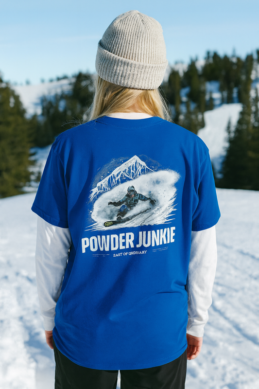 Powder Junkie - Snowboard Tee