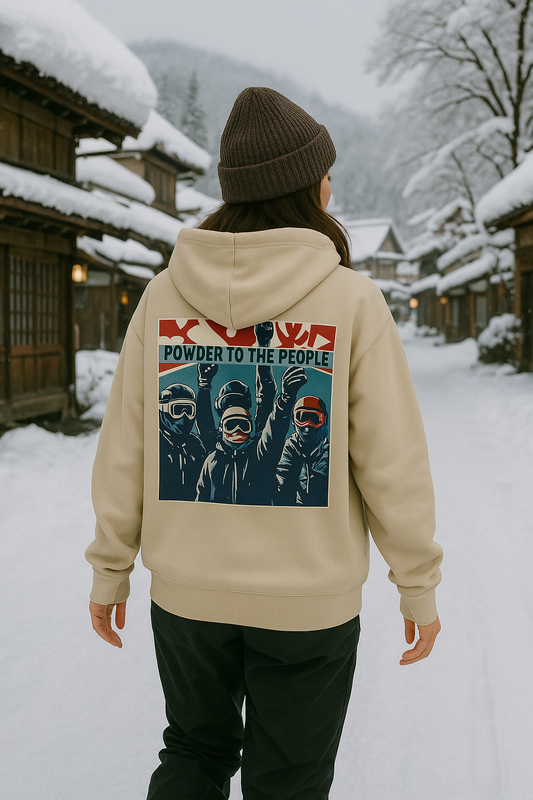 Powder to the People - Snow Hoodie