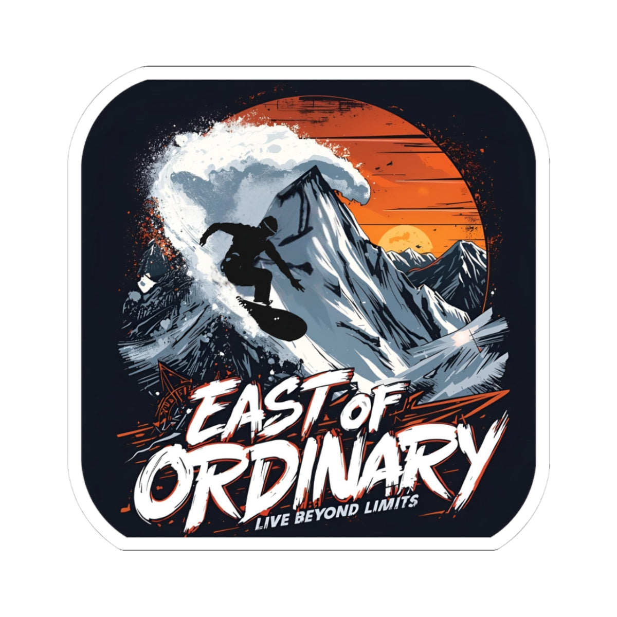 East of Ordinary - Live Beyond Limits Stickers