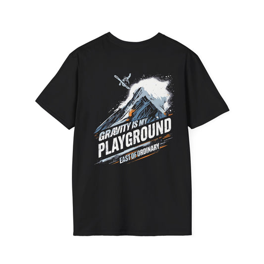 Gravity is my Playground - Snow Tee
