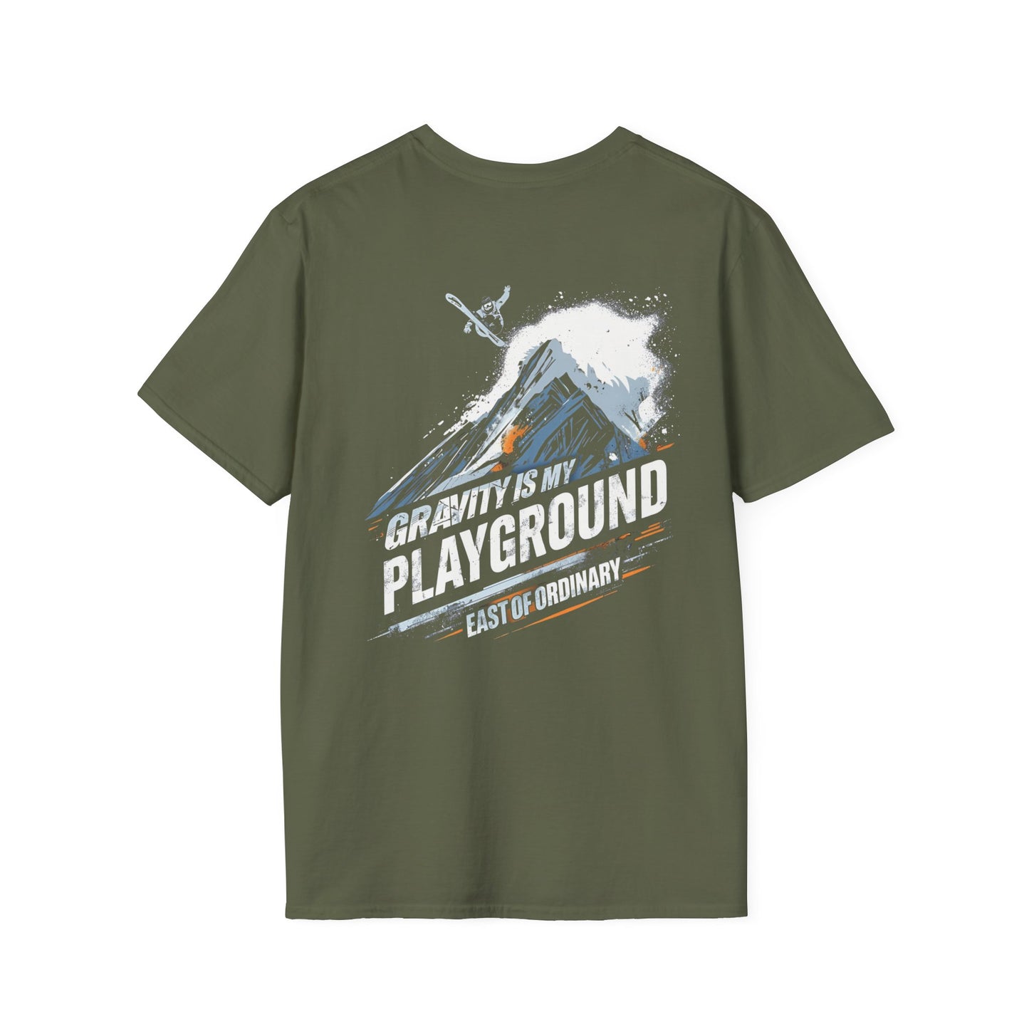 Gravity is my Playground - Snow Tee