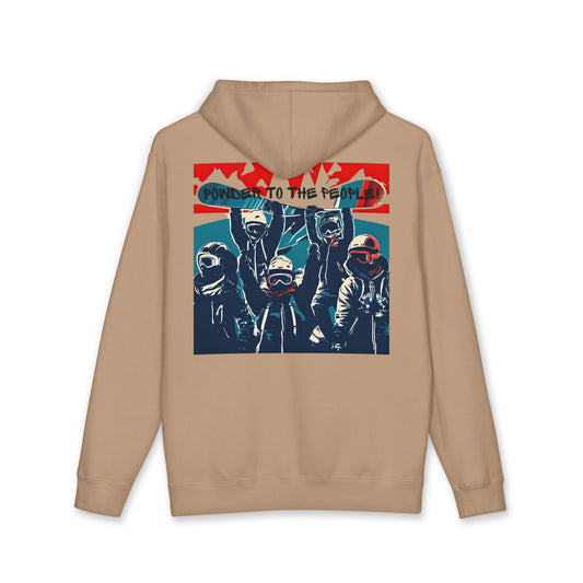 Powder to the People – Extra Length Snow Steeze Hoodie