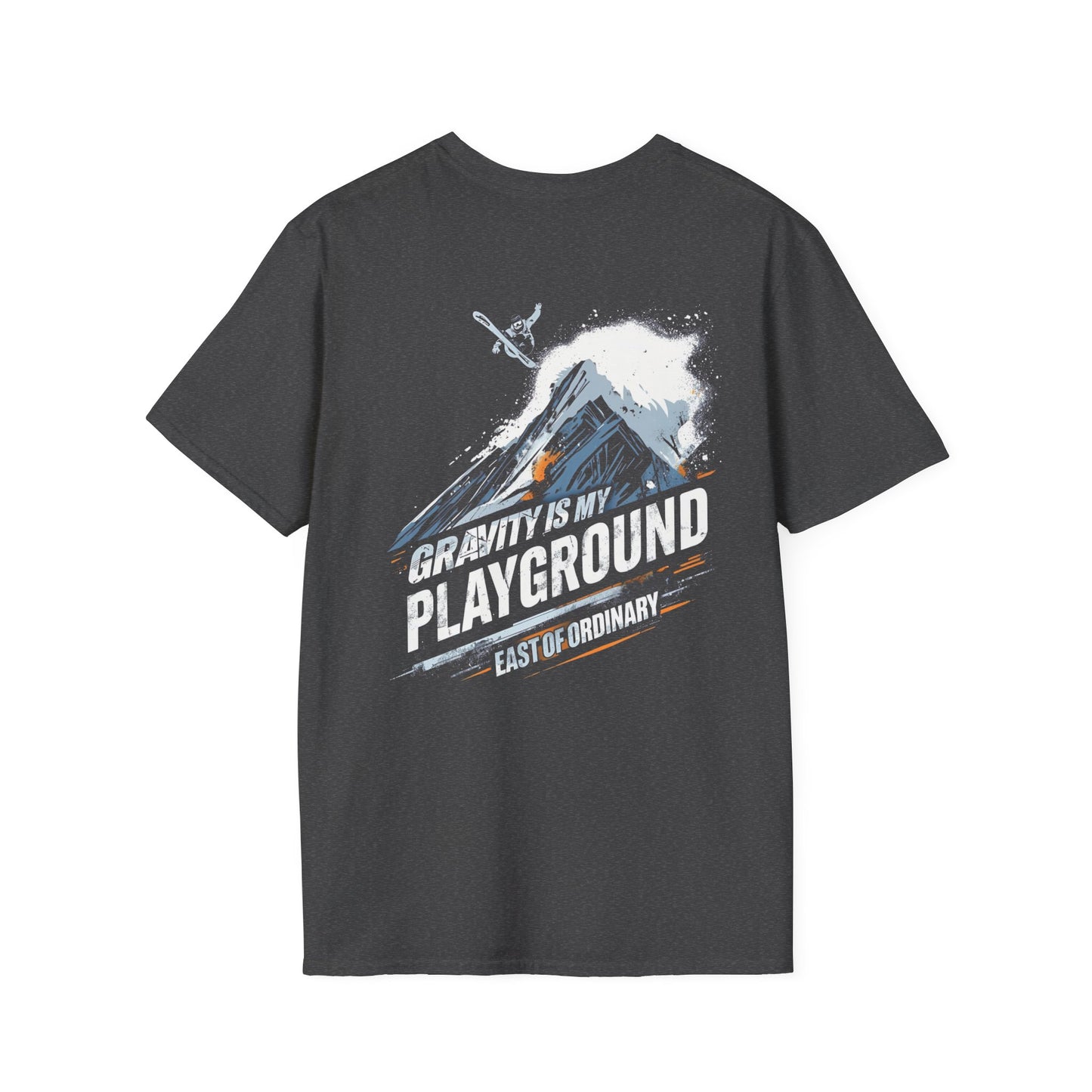 Gravity is my Playground - Snow Tee